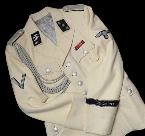 Waffen SS Der Fuhrer Officer White Summer Tunic