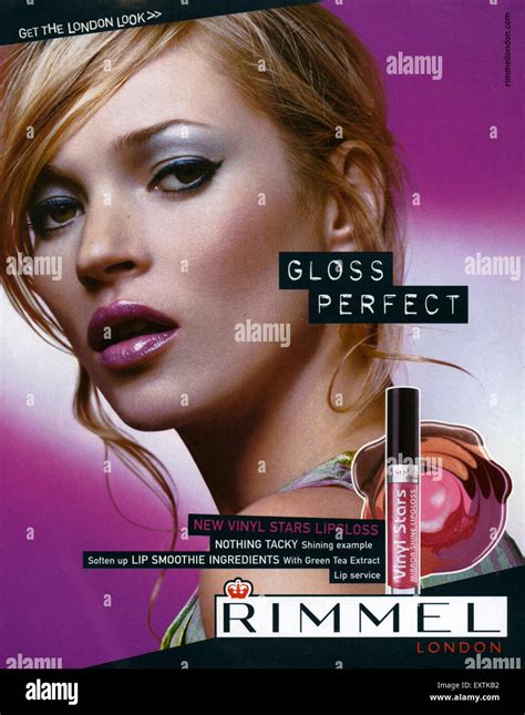 2000s Uk Rimmel Magazine Advert Stock Photo Alamy