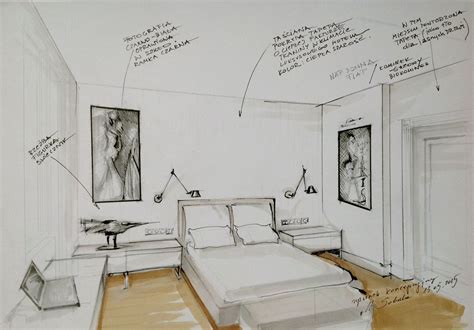 Interior Conceptual Sketch Bedroom Sketch By Magdalena Sobulape2