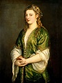 Tizian, Porträt einer Dame / Titian, Portrait of a Lady Tiziano ...