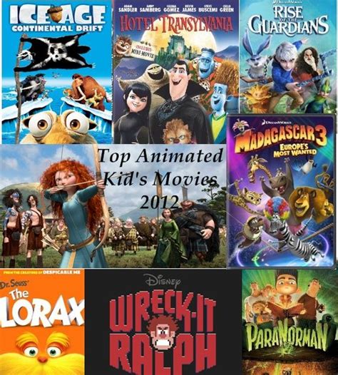 10 Top Animated Childrens Movies 2012 Countdown Animated Movies For