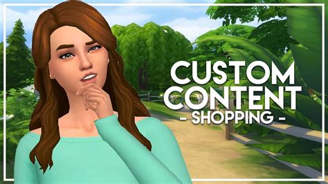 The Sims 4 Custom Content Shopping Maxis Match Youtube