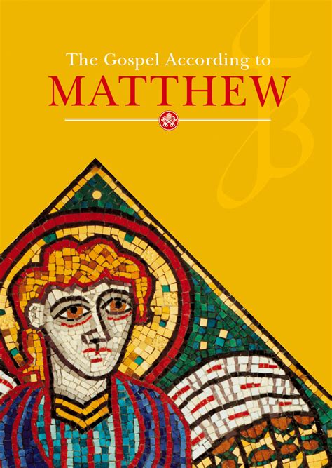Gospel According To Matthew By The Pontifical Biblical Commission