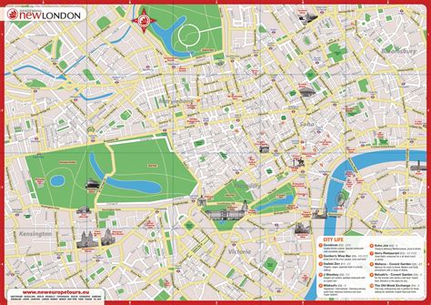 Tourist Map Of London Printable Click Here To Access The Printable