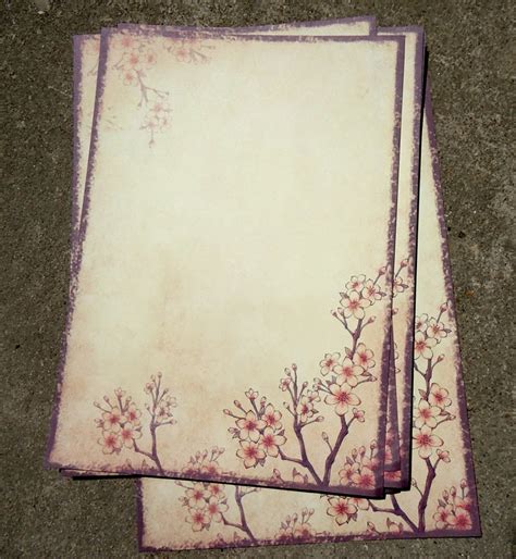 8pcs Ancient Chinese Style Retro Stationery Plum Blossom Branches In