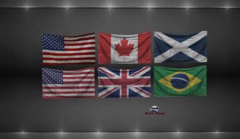 Second Life Marketplace Vrs Mesh Promo Pack Flags