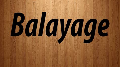 Such a large number of vowels and vowel sounds makes it clear that every letter can be read in different ways and that each of these ways has its own rules. How to Pronounce Balayage / Balayage Pronunciation - YouTube
