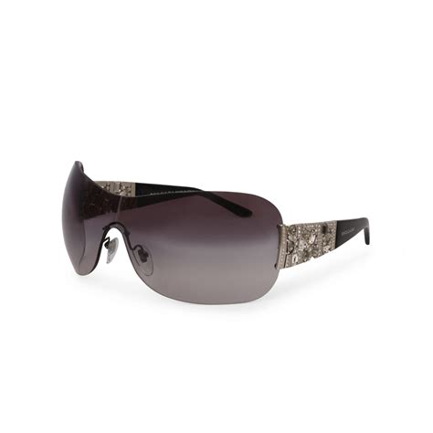 Bvlgari Crystals Sunglasses 6071 B Black Luxity