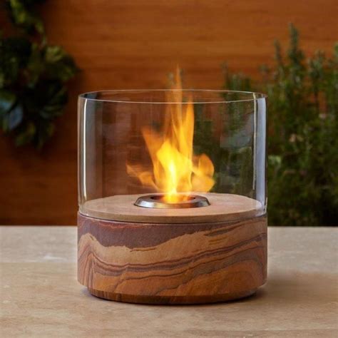 The fire reveals its magnificent spectacle only in combination. Real Flame Kota Tabletop Gel Fireplace | Fire pit bbq ...