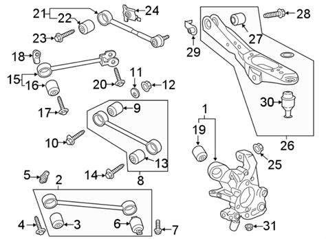 Ford Expedition Suspension Control Arm Rear Lower Jl1z5a649a