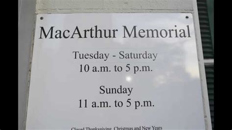 Douglas Macarthur Grave Memorial Youtube