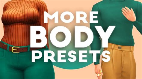 More Body Presets You Need In Game 😍 The Sims 4 Sims Sims 4 Body