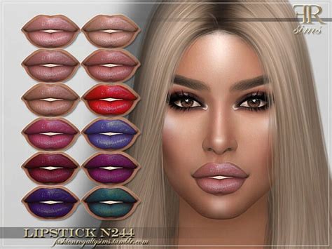Frs Lipstick N244 By Fashionroyaltysims At Tsr Sims 4 Updates