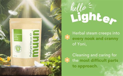 Amazon Com Muun Yoni Steam Herbs Kit 20 Natural Vaginal Steam Herbs