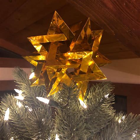 Cool Origami Christmas Tree Topper Etsy