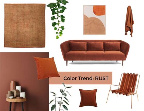 Rust Color Trend And How To Use It In Interiors Sampleboard Living
