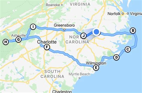 Ultimate North Carolina Road Trip Itinerary In 2021 Beach Road Trip
