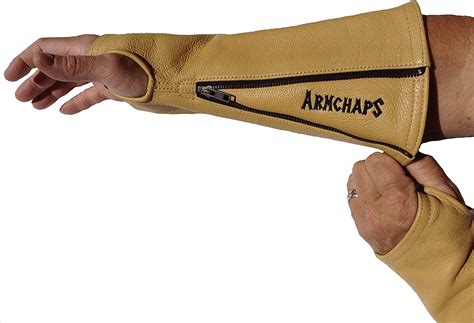 Arm Chaps Leather Protective Arm Guard Sleeves To Prevent Cuts