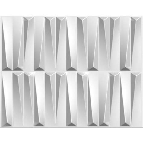 Three Dimensional Wall Panel Plant Fiber Off White Set Of 6 32 Sqft