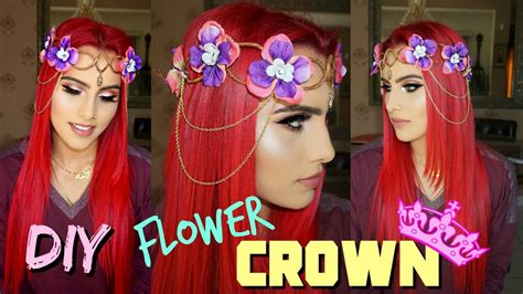 Diy Flower Crown ♕ Youtube