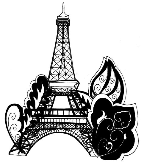 550x900 printable eiffel tower coloring pages for kids 570x705 adult coloring page color therapy digital download eiffel Free Printable Eiffel Tower Coloring Pages For Kids