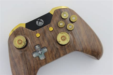 Toasted Walnut Lit Xbox One Controller And Bullet Buttons 10