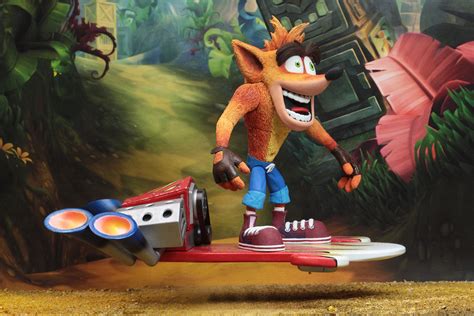 Crash Bandicoot Deluxe Crash With Hoverboard By Neca The Toyark News