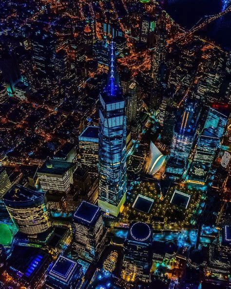 World Trade Center At Night By Chris Nova