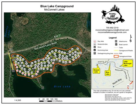 Campground Maps Mcconnell Lake Campgrounds