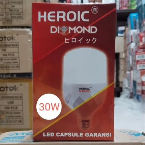 Bohlam Lampu Led Bulb Kapsul Watt Heroic Diamond Lazada Indonesia