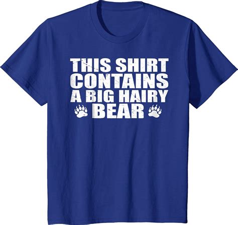 Amazon Com Gay Bear T Shirt Big Hairy Bear Clothing