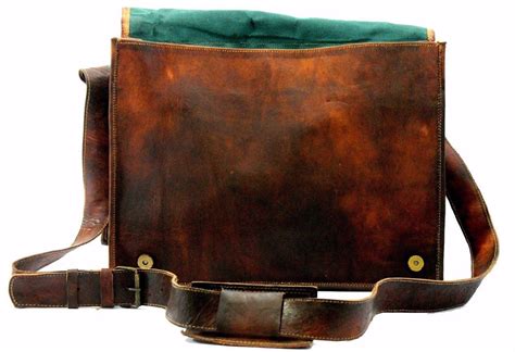 Mens Satchel Genuine Best Vintage Brown Leather Messenger Shoulder