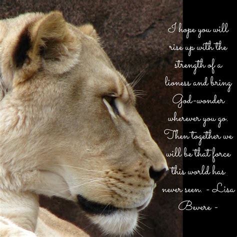 Lion Behind Lioness Quote
