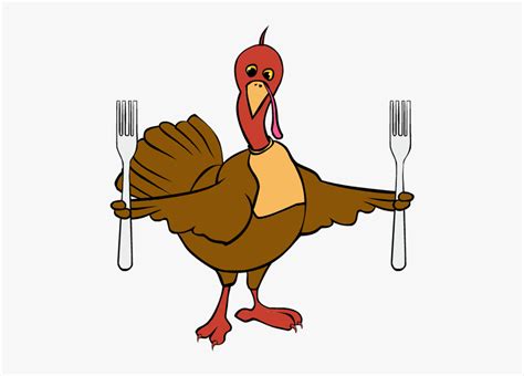 Clip Art Thanksgiving Turkey Forks Thanksgiving Turkey With Fork And
