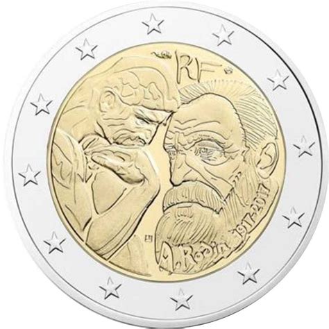 Frankreich 2 Euro 2017 Auguste Rodin 420