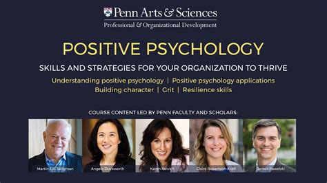 University Of Pennsylvania Foundations Of Positive Psychology Youtube