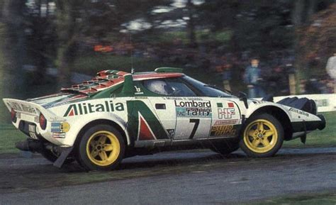 1974 Lancia Stratos Alitalia Rally Car Rally Super Cars