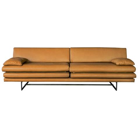 Milan Leather Sofa Bed Baci Living Room