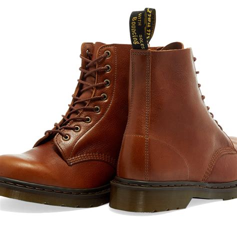 Dr Martens X Cf Stead 1460 Pascal Boot Made In England Cognac Tan