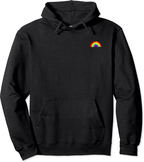 Rainbow Pullover Hoodie Clothing Shoes And Jewelry