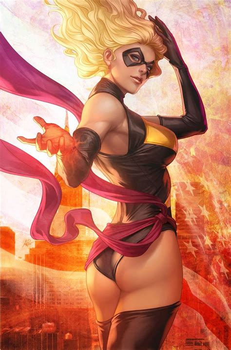 Ms Marvel By Artgerm Ms Marvel Marvel Superheroes Comic Book Characters