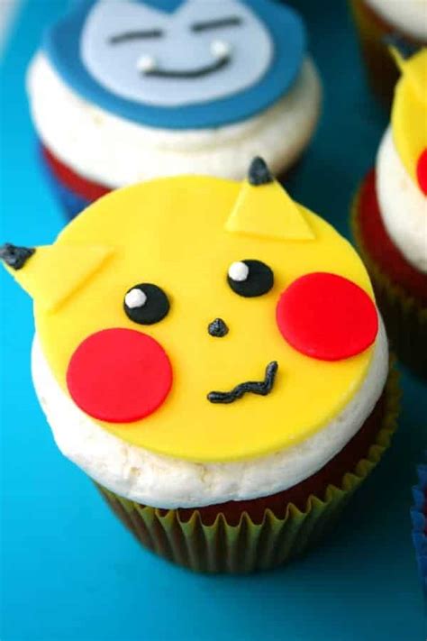 Pokémon Cake And Cupcakes Mom Loves Baking