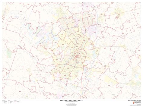 Travis County Zip Code Map Texas