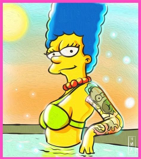 Marge Simpson Les Simpson Dessin Simpson Dessin Graffiti