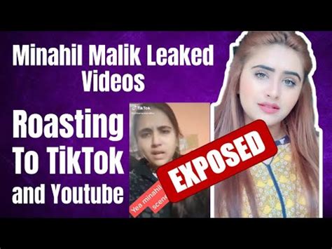Minahil Malik Leaked Videos Fully Exposed Roasting Tiktok Chu Ia