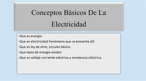 Calaméo Conceptos Básicos De La Electricidad