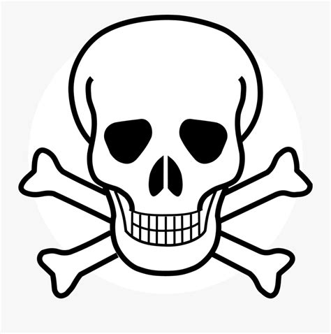 Printable Skull And Crossbones Free Transparent Clipart Clipartkey