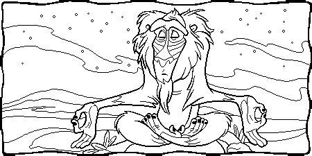 Valentine free printable coloring pages 26 coloring. Rafiki and meditation coloring page | Free Printable ...