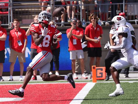 Marvin Harrison Jr Now Ohio State Footballs First Consensus All American Receiver Since 1995
