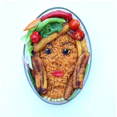 Nigerian Artist Creates Colorful Food Art Portraits Journo Travel Journal